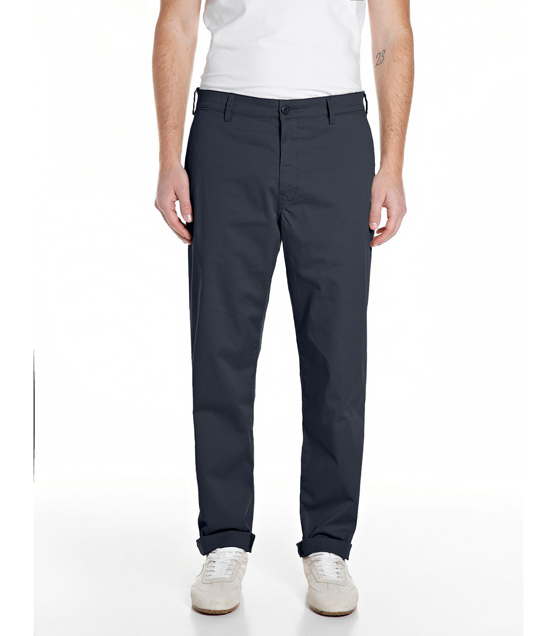 コンフォートコットンツイルパンツ 詳細画像 ダークネイビー 1